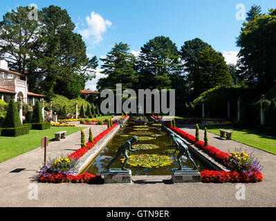 Le jardin Italien, Compton Acres, Poole, Dorset, England, UK. Banque D'Images