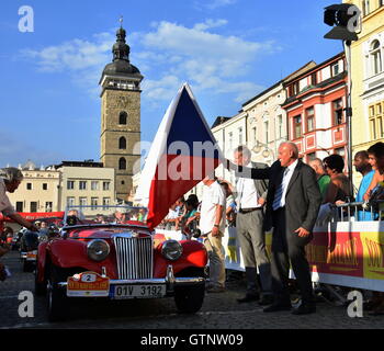 La Bohême du Sud 2016 Clasic rallye de voitures anciennes Banque D'Images