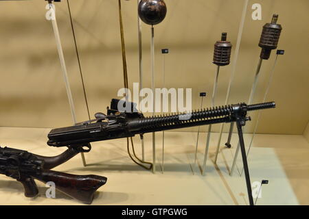 Collection d'armes de la Seconde Guerre mondiale Banque D'Images