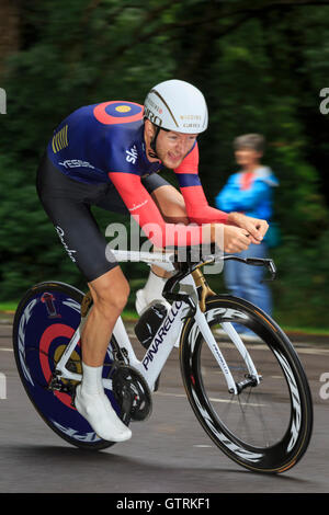 Bristol, Royaume-Uni, 10 septembre 2016. Tour de France 2016 - Étape 7a : Individual Time Trial. L'équipe marque Christian (Wiggins) participe à la 16.0km contre-la-montre individuel à Bristol. Christian a terminé 26e avec un temps de 19 minutes 9 secondes. Credit : Clive Jones/Alamy Live News Banque D'Images