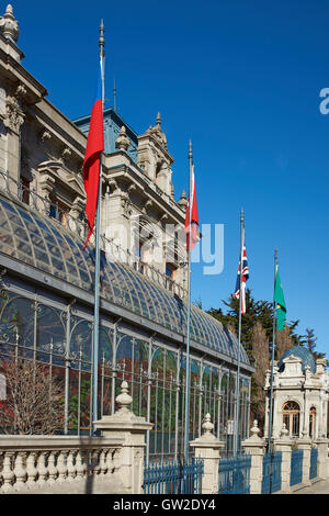 Manoir historique dans le centre de Punta Arenas, dans la région de Magallanes Chili. Banque D'Images