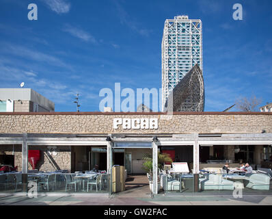 Pasha bar, boîte de nuit à Barcelone, Espagne. Banque D'Images