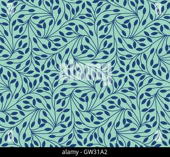 Feuilles transparentes sur fond bleu sarcelle Illustration de Vecteur