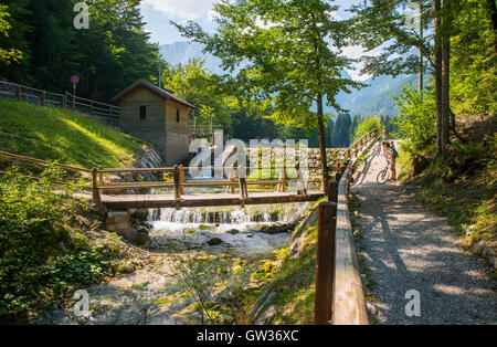 Laghi di Fusine / Fusine / Belopeska lacs jezera, Italie Banque D'Images