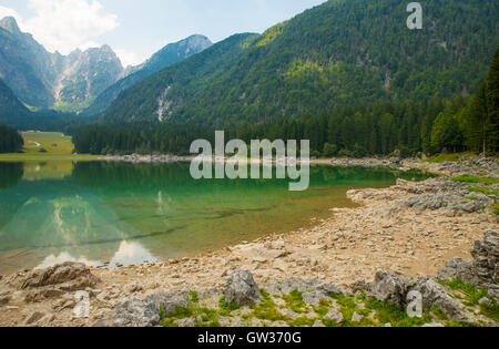 Laghi di Fusine / Fusine / Belopeska lacs jezera, Italie Banque D'Images