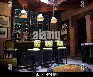 Kosybar bar marocain, Marrakech Banque D'Images