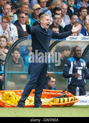 Leeds United Garry Monk au cours de la Sky Bet Championship match à Elland Road, Leeds. Banque D'Images