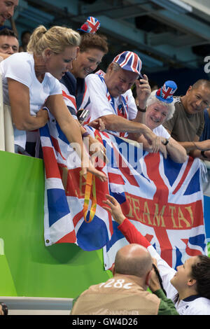 Rio de Janeiro, Brésil. 10 Septembre, 2016. Les Jeux Paralympiques de Rio. Credit : Bob Daemmrich/Alamy Live News Banque D'Images
