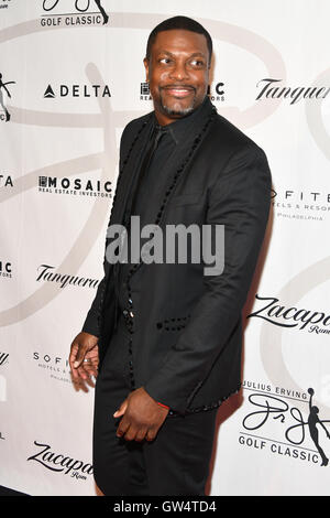 Philadelphie, Pennsylvanie, USA. Sep 11, 2016. Comédien et humoriste, Chris Tucker, à l'Julius Erving, 'Dr J' black tie ball tenue à l'hôtel Sofitel à Philadelphie PA Credit : Ricky Fitchett/ZUMA/Alamy Fil Live News Banque D'Images