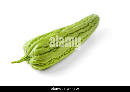 Fresh gourd isolated on white Banque D'Images