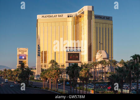 LAS VEGAS, NEVADA/Etats-Unis - 1ER AOÛT ; vue de Mandalay Bay Hotel à Las Vegas Nevada le 1er août 2011 Banque D'Images