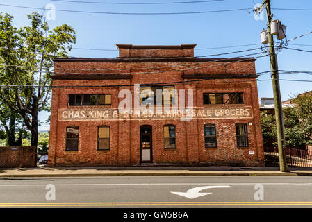 L'entrepôt d'épicerie de King, 410 Water Street East, Charlottesville, Virginia Banque D'Images