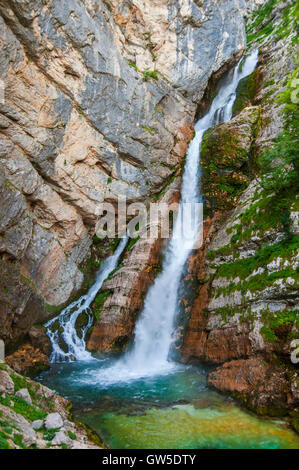 Cascade de Savica, Slovénie Banque D'Images