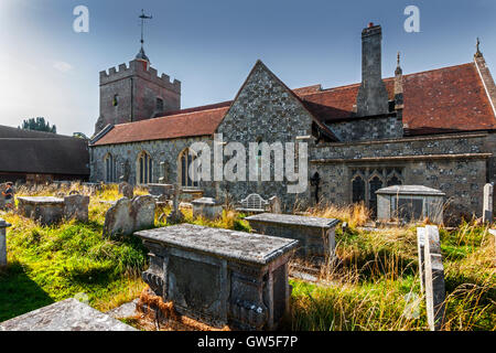 L'église de St Jean le Baptiste, Lewes, East Sussex Banque D'Images