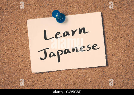 Apprendre le japonais Banque D'Images