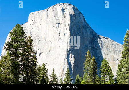 Yosemite National Park, Californie, le livre blanc El Capitan mountain Banque D'Images