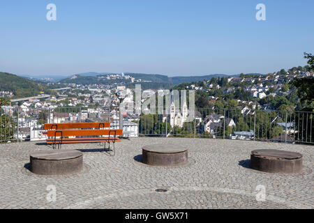 Vue sur la ville de Siegen Banque D'Images