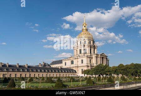 Les Invalides - Dôme des Invalides, tombeau de Napoléon I, Paris, France Banque D'Images