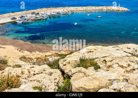 Agios Georgios port Chypre Banque D'Images