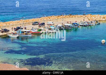 Agios Georgios port Chypre Banque D'Images