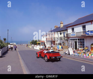 Promenade de la plage, Westward Ho !, Devon, Angleterre, Royaume-Uni Banque D'Images