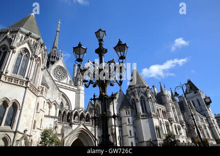 La Royal Courts of Justice de la Strand, London, Grande Bretagne Banque D'Images