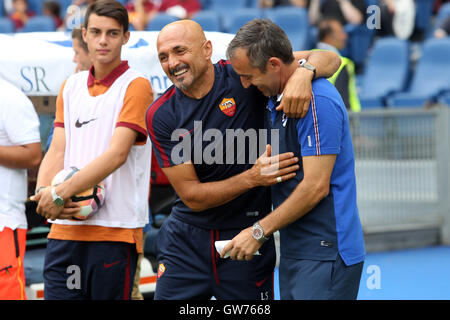 Rome, Italie. Sep 11, 2016. en action pendant le match de championnat de Serie A italienne entre les Roms et la Sampdoria au Stade Olympique sur Seprember 11, 2016 à Rome en Italie. Crédit : marco iacobucci/Alamy Live News Banque D'Images