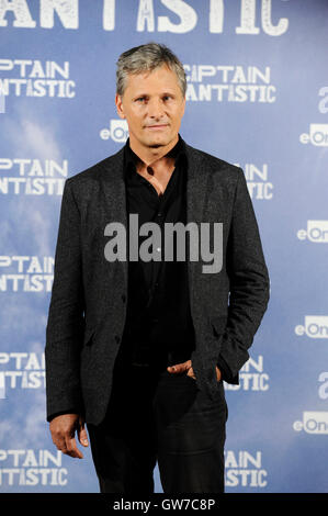 Madrid, Espagne. 12 Sep, 2016. Viggo Mortensen acteur participant à "capitaine" fantastique photocall à Madrid. 12/09/2016 Credit : Gtres más información en ligne Comuniación,S.L./Alamy Live News Banque D'Images