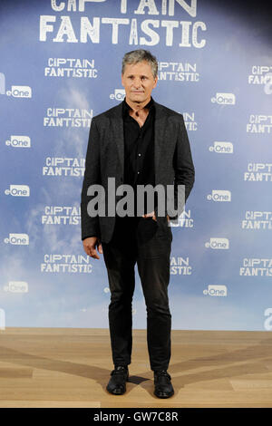 Madrid, Espagne. 12 Sep, 2016. Viggo Mortensen acteur participant à "capitaine" fantastique photocall à Madrid. 12/09/2016 Credit : Gtres más información en ligne Comuniación,S.L./Alamy Live News Banque D'Images