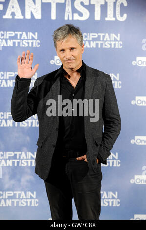 Madrid, Espagne. 12 Sep, 2016. Viggo Mortensen acteur participant à "capitaine" fantastique photocall à Madrid. 12/09/2016 Credit : Gtres más información en ligne Comuniación,S.L./Alamy Live News Banque D'Images