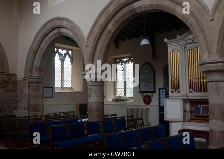 L'église saint Denys, Eaton, Leicestershire, England, UK Banque D'Images