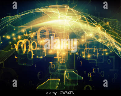 Chemin de Fractal Realms Banque D'Images