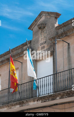 Hôtel de ville, San Cristovo de Cea, Orense province, région de la Galice, Espagne, Europe Banque D'Images