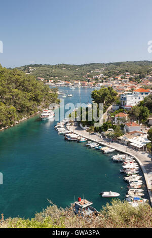 Gaios, Paxos, Grèce Banque D'Images