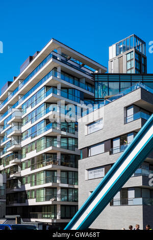 L'un Tower Bridge apartments, Londres, Angleterre, Royaume-Uni Banque D'Images