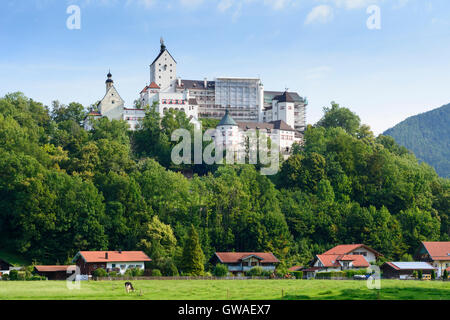 Aschau im Chiemgau : Château Hohenaschau, Allemagne, Bavière, Bayern, Oberbayern, Chiemgau, Haute-Bavière Banque D'Images