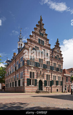 L'Hôtel de ville de Naarden traditionnel avec épaulement crow gable Banque D'Images