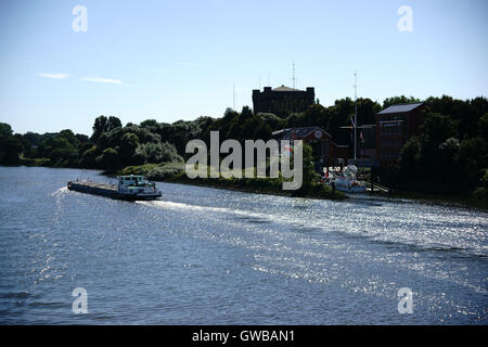 Weser fluvial Banque D'Images