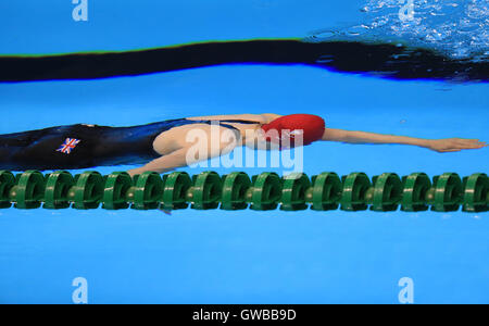 Abby de la Grande-Bretagne pendant la Kane Women's 400m - S13 finale au Stade olympique de natation au cours de la cinquième journée de la Rio 2016 Jeux paralympiques à Rio de Janeiro, Brésil. Banque D'Images