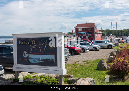 Bras d'Or Lake yacht club Baddeck Cape Breton (N.-É.) Banque D'Images