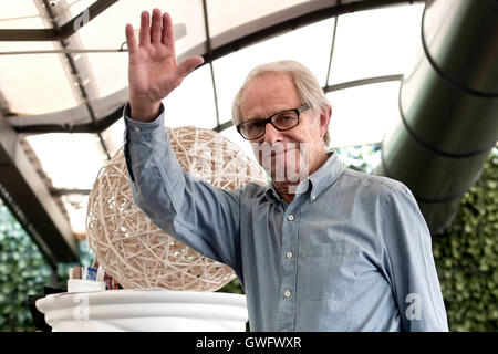 Rome, Italie. 13 Septembre, 2016. Réalisateur de film pose pour les photographes pendant la présentation du film I, Daniel Blake. Rome du 13 septembre 2016 I Daniel Blake Photocall Samantha Photo Credit : insidefoto Insidefoto Zucchi srl/Alamy Live News Banque D'Images