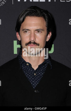 Beverly Hills, CA, États-Unis. 13 septembre 2016. 13 septembre 2016 : Beverly Hills, Californie. Milo Vintimiglia. Le PaleyFest du Paley Center for Media 2016 Fall TV Preview - ''This Is US'' s'est tenu au Paley Center for Media. Crédit : Birdie Thompson/AdMedia/Alamy Live News Banque D'Images
