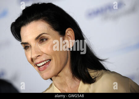 La ville de New York. 12 Sep, 2016. Julianna Margulies assiste à la journée caritative annuelle organisée par Cantor Fitzgerald, BGC et GFI au BGC Partners, Inc le 12 septembre 2016 à New York. | Verwendung weltweit © dpa/Alamy Live News Banque D'Images