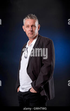 David F. Ross, l'architecte écossais par jour, et un commentateur des médias sociaux et auteur, à l'Edinburgh International Book Festival. Edimbourg, Ecosse. 29 août 2016 Banque D'Images