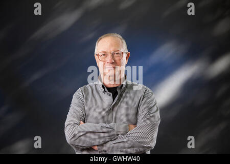 György Spiró, le dramaturge, romancier et essayiste, à l'Edinburgh International Book Festival. Edimbourg, Ecosse. 29 août 2016 Banque D'Images