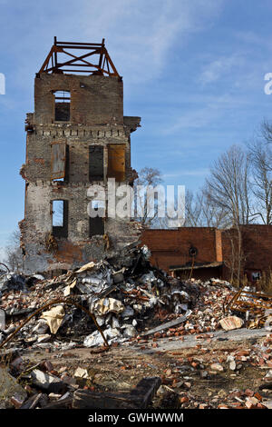 Urban Blight - Usine usine abandonnée - usés, cassés et oublié VII Banque D'Images