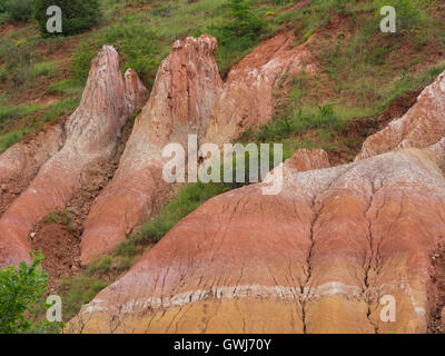 Vallée des Saints, des formations rocheuses, Solignat, Puy de Dome, Auvergne, France Banque D'Images