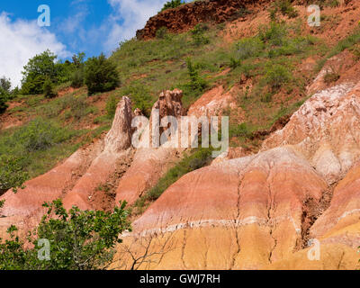 Vallée des Saints, des formations rocheuses, Solignat, Puy de Dome, Auvergne, France Banque D'Images