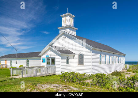 La Vierge Marie l'église anglicane à Cow Head, à Terre-Neuve et Labrador, Canada. Banque D'Images