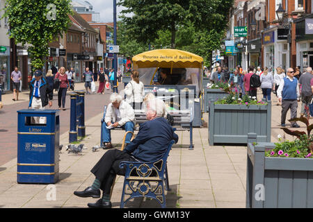 Solihull High Street Banque D'Images